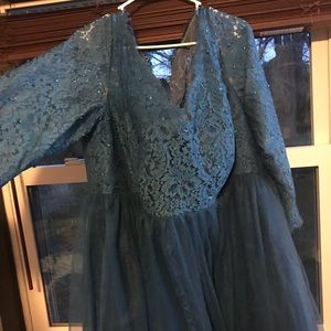 Long Sleeve Prom Dress